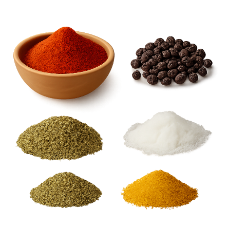 ادویه و افزودنی ها