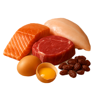 مواد پروتئینی و تخم مرغ