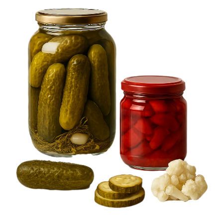 ترشی شور و سرکه