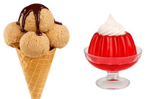 ژله بستنی و کاستر