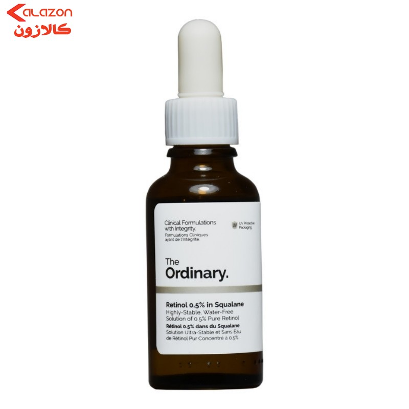 سرم ضد چروک دی اوردینری مدل Retinol 0.5% in Squalane حجم 30 میلی لیتر