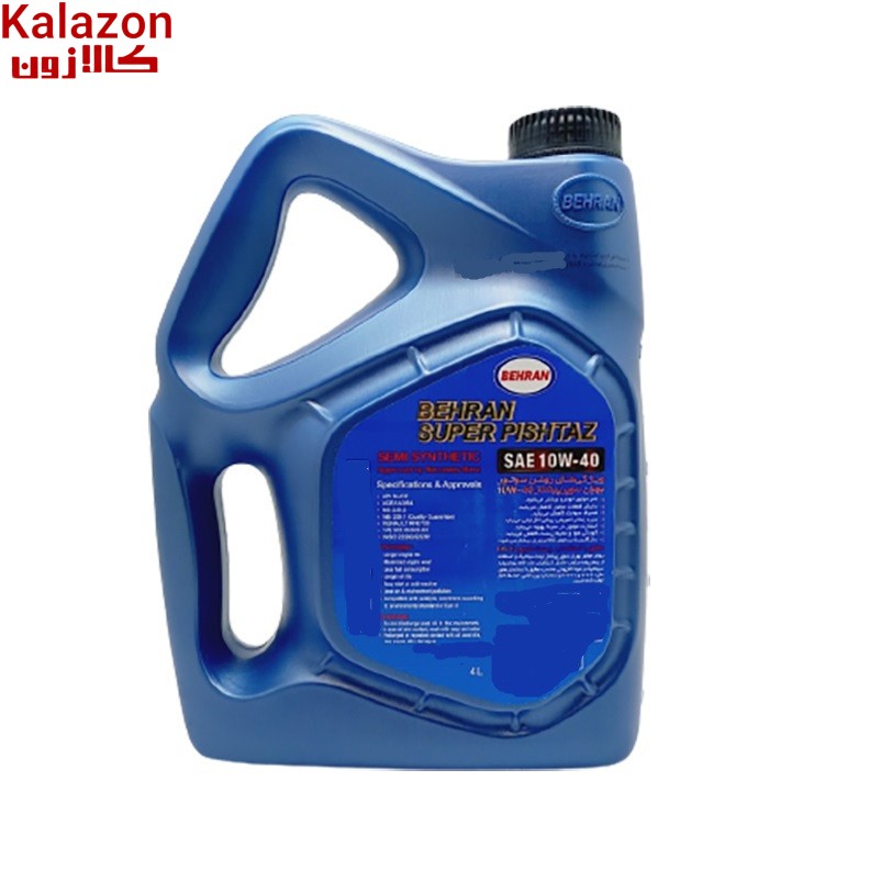 روغن موتور خودرو بهران مدل سوپر پیشتاز 10W40 SL حجم 4 لیتر