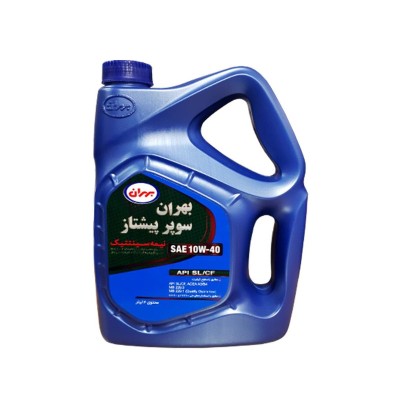 روغن موتور خودرو بهران مدل سوپر پیشتاز 10W40 SL حجم 4 لیتر