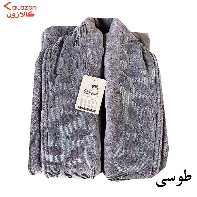 حوله پالتویی پاموک مدل برگ سایز 125