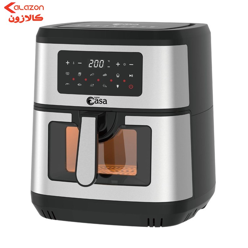 سرخ کن بدون روغن سوپر کاسا مدل دو المنته casa-8592