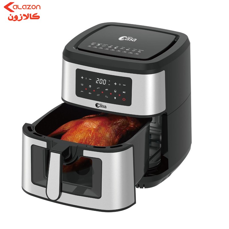 سرخ کن بدون روغن سوپر کاسا مدل دو المنته casa-8592
