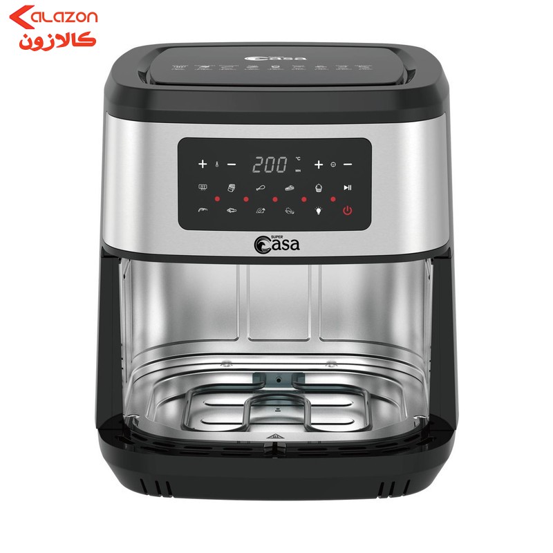 سرخ کن بدون روغن سوپر کاسا مدل دو المنته casa-8592