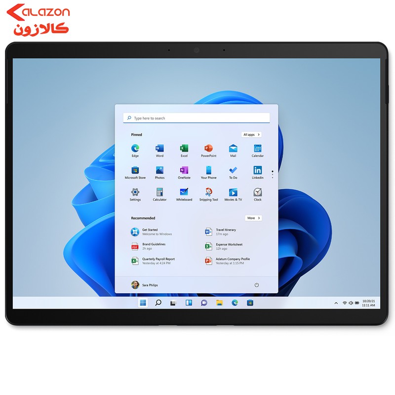 تبلت مایکروسافت مدل Surface Pro 8-i7 1185G7 ظرفیت 256 گیگابایت و 16 گیگابایت رم