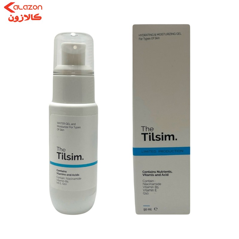 ژل آبرسان و مرطوب کننده تیلسیم مدل WG مناسب انواع پوست حجم 50 میلی لیتر