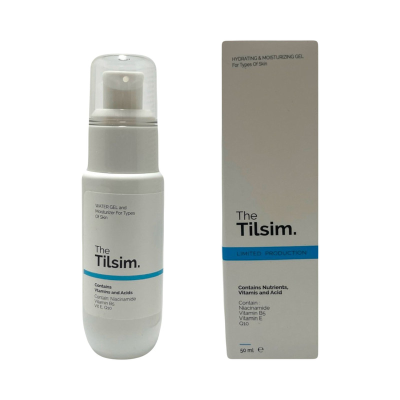 ژل آبرسان و مرطوب کننده تیلسیم مدل WG مناسب انواع پوست حجم 50 میلی لیتر
