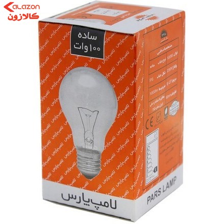 لامپ رشته ای 100 وات پارس شهاب
