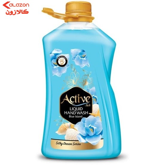 مایع دستشویی گالونی صدفی اکتیو ( آبی ) سری Silky Dream ( 2.5 لیتری )