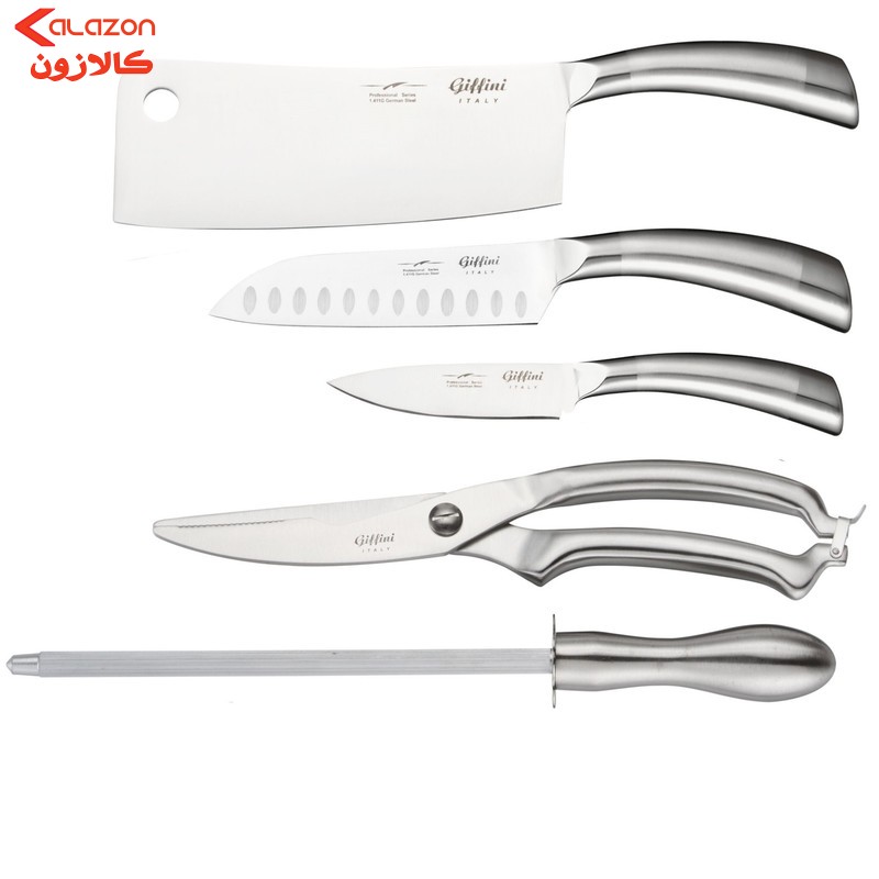 ست چاقو آشپزخانه 5 پارچه جی فی نی مدل 2301