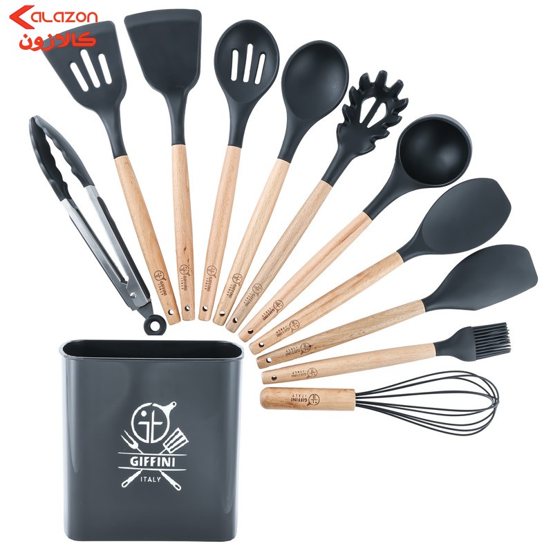 سرویس کفگیر و ملاقه 12 پارچه جی فی نی مدل G-012