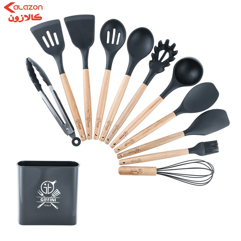 سرویس کفگیر و ملاقه 12 پارچه جی فی نی مدل G-012