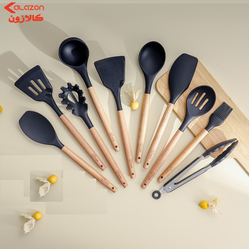 سرویس کفگیر و ملاقه 12 پارچه جی فی نی مدل G-012