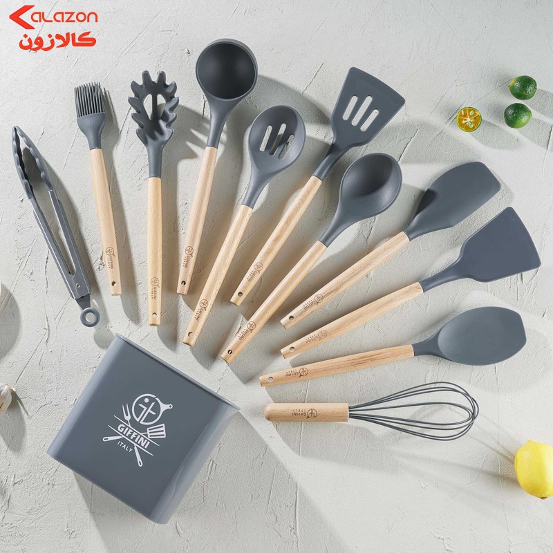 سرویس کفگیر و ملاقه 12 پارچه جی فی نی مدل G-012