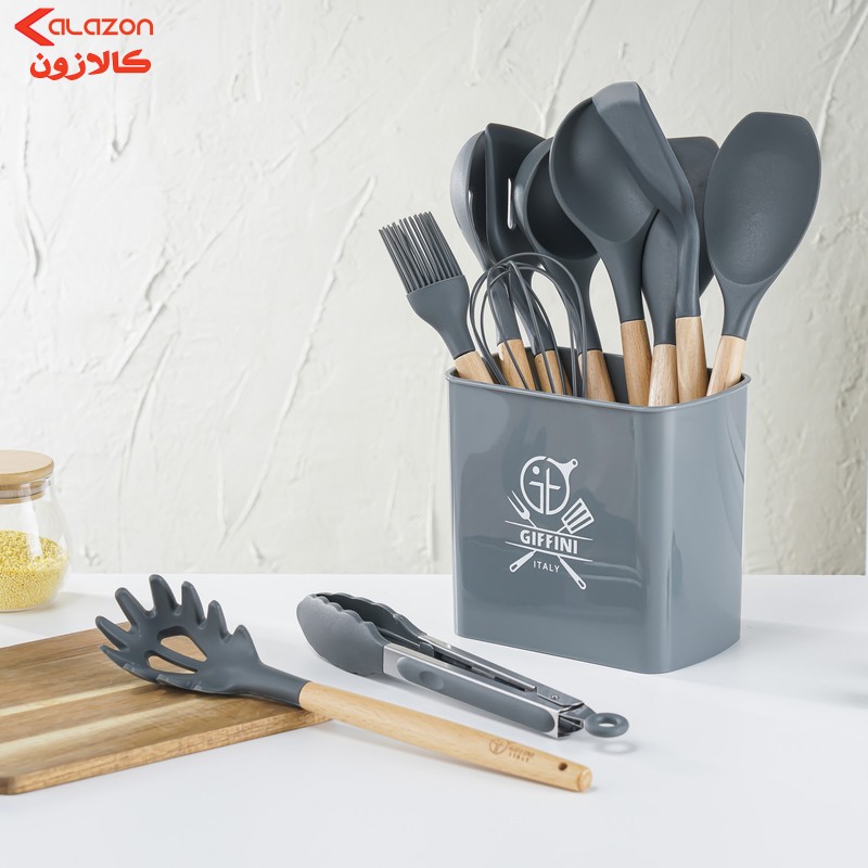 سرویس کفگیر و ملاقه 12 پارچه جی فی نی مدل G-012