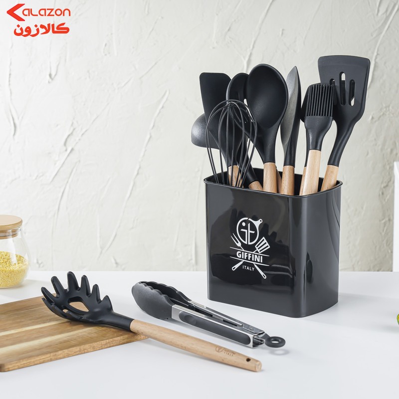 سرویس کفگیر و ملاقه 12 پارچه جی فی نی مدل G-012