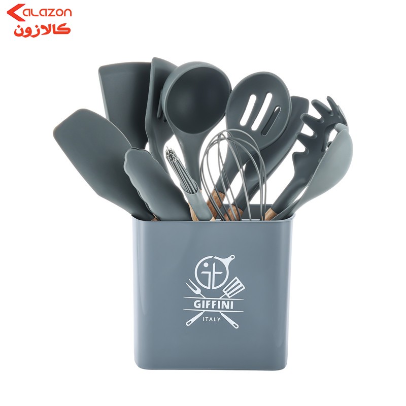 سرویس کفگیر و ملاقه 12 پارچه جی فی نی مدل G-012