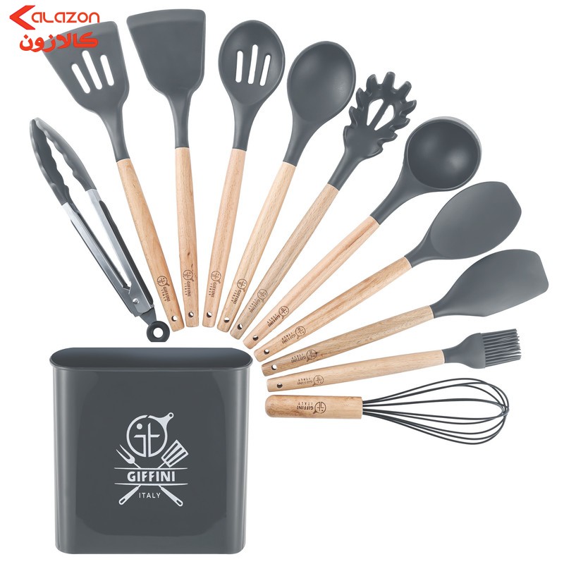 سرویس کفگیر و ملاقه 12 پارچه جی فی نی مدل G-012