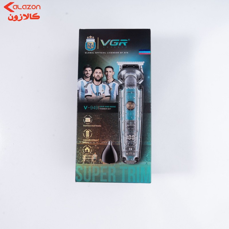 ماشین اصلاح موی سر و صورت وی جی ار مدل V-949