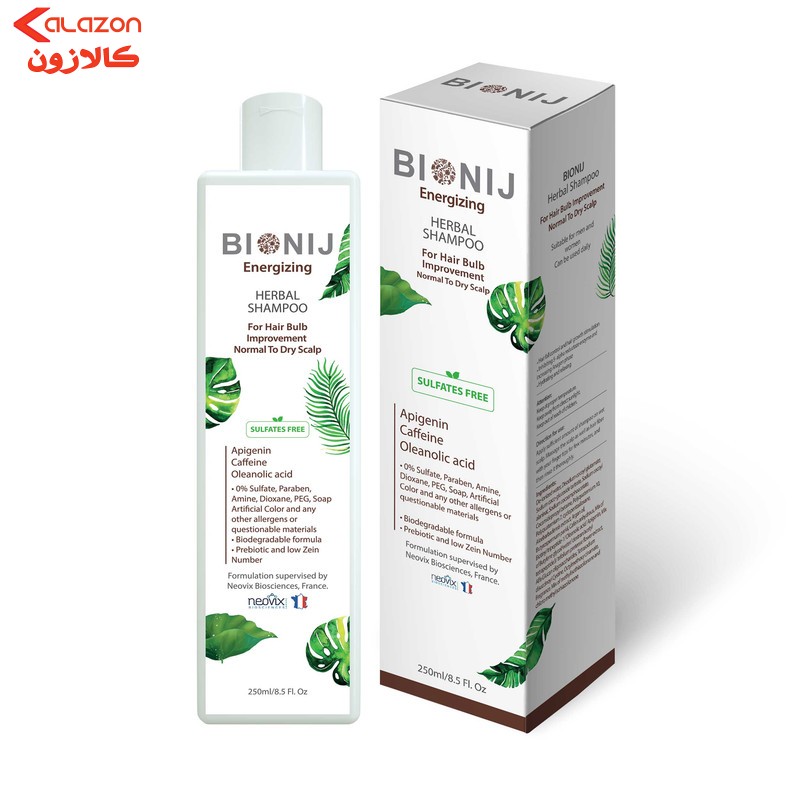 شامپو مو بیونیج مدل Energizing حجم 250 میلی لیتر