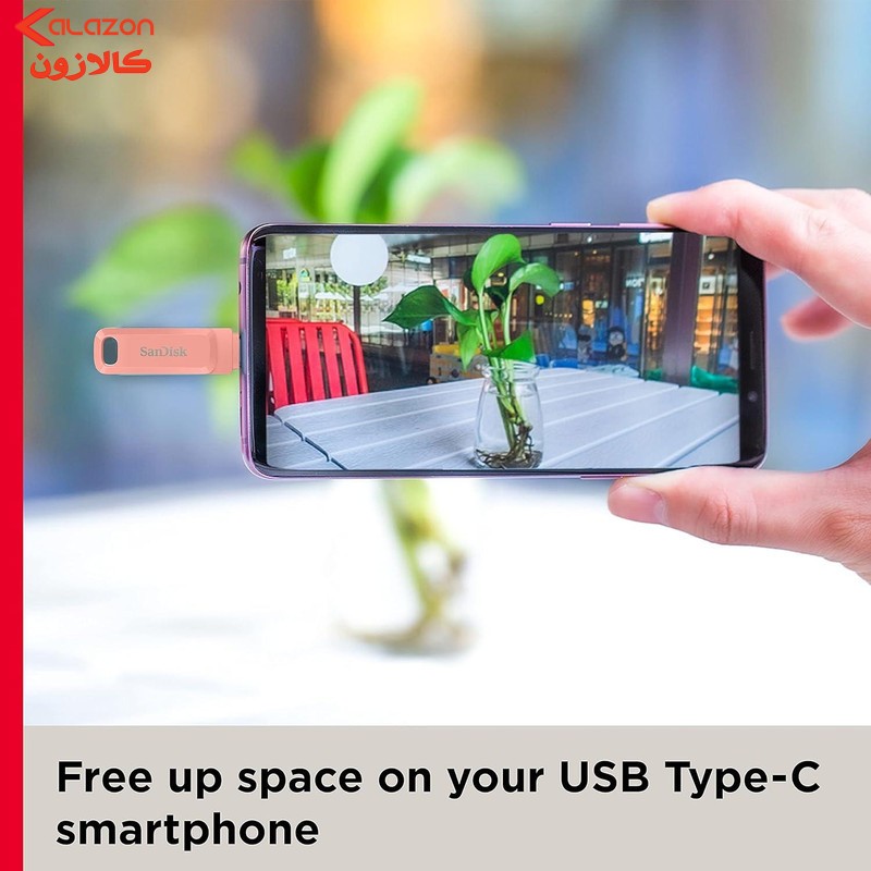 فلش مموری سن دیسک مدل Ultra Dual Drive Go ظرفیت 256 گیگابایت