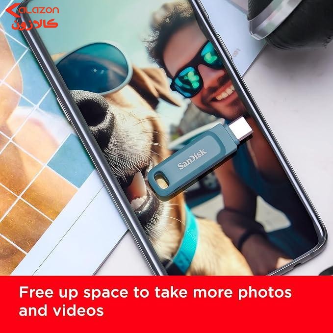 فلش مموری سن دیسک مدل Ultra Dual Drive Go ظرفیت 256 گیگابایت