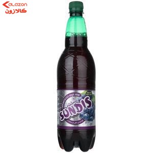 نوشیدنی انگور قرمز گاز دار یک لیتری ساندیس