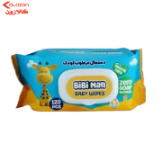 دستمال مرطوب کودک بی بی من آبی بسته 120 عددی