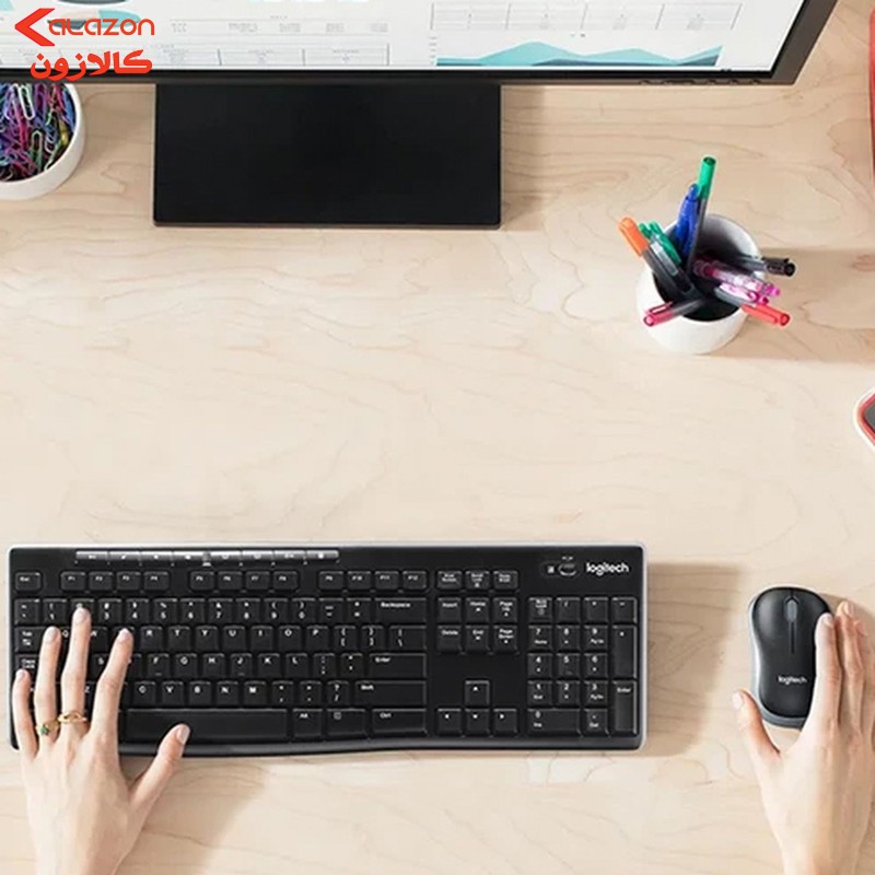 کیبورد و ماوس بی‌سیم لاجیتک مدل MK270