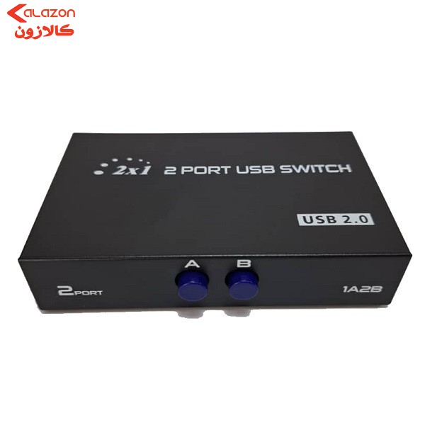 سوییچ پرینتر 2 پورت USB 2.0 مدل 1A2B
