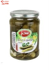 خیارشور ممتاز درجه یک برند سحر 640 گرمی