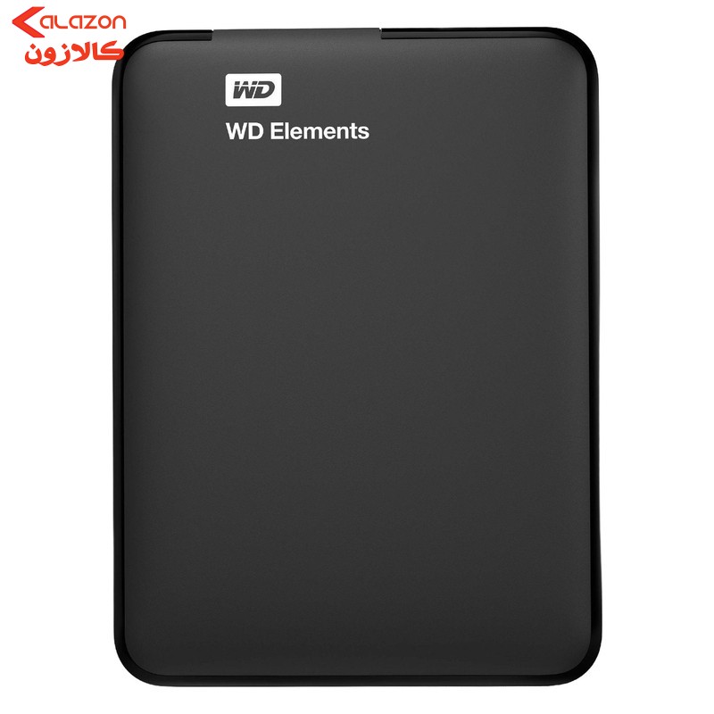 هارد اکسترنال وسترن دیجیتال مدل Elements ظرفیت یک ترابایت دارای رابط USB Type-A 3.0