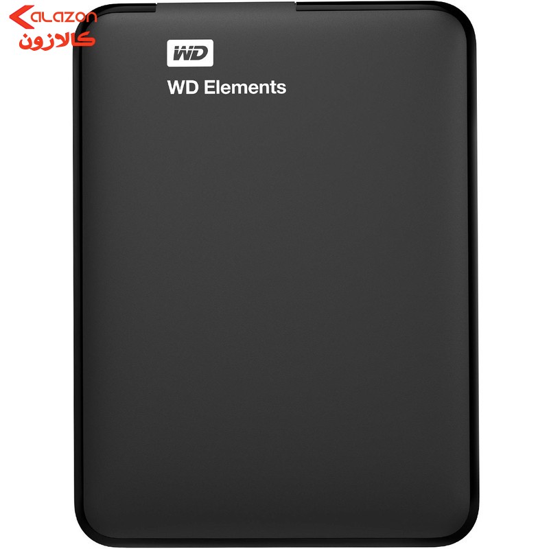 هارد اکسترنال وسترن دیجیتال مدل Elements ظرفیت یک ترابایت دارای رابط USB Type-A 3.0