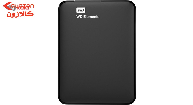 هارد اکسترنال وسترن دیجیتال مدل Elements ظرفیت یک ترابایت دارای رابط USB Type-A 3.0
