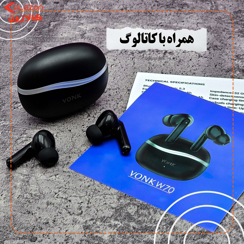 هدفون بلوتوثی وونک مدل vv7o
