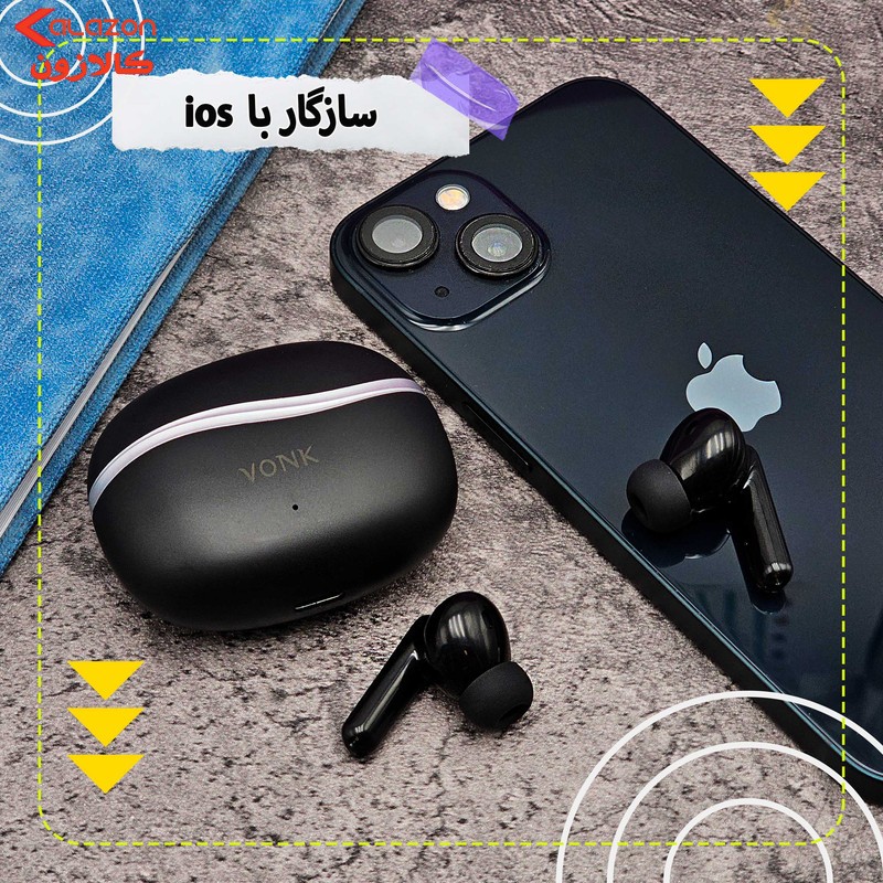 هدفون بلوتوثی وونک مدل vv7o