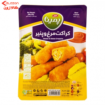 کراکت مرغ و پنیر 390 گرمی پمینا کاله