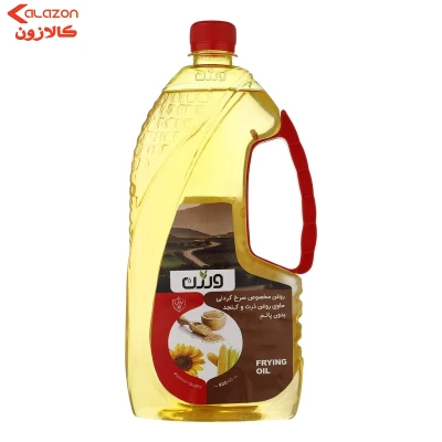 روغن مایع سرخ کردنی حاوی روغن ذرت و کنجد ورژن - 900 میلی لیتر