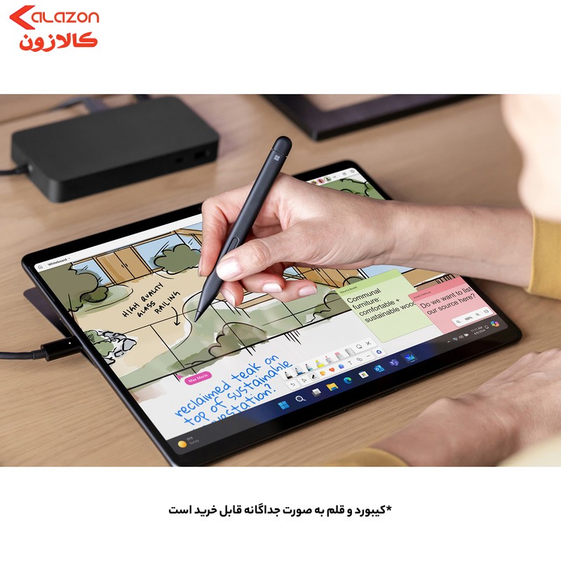 تبلت 13 اینچی مایکروسافت مدل Surface Pro 10-Core Ultra 5 135U ظرفیت 256 گیگابایت و رم 8 گیگابایت