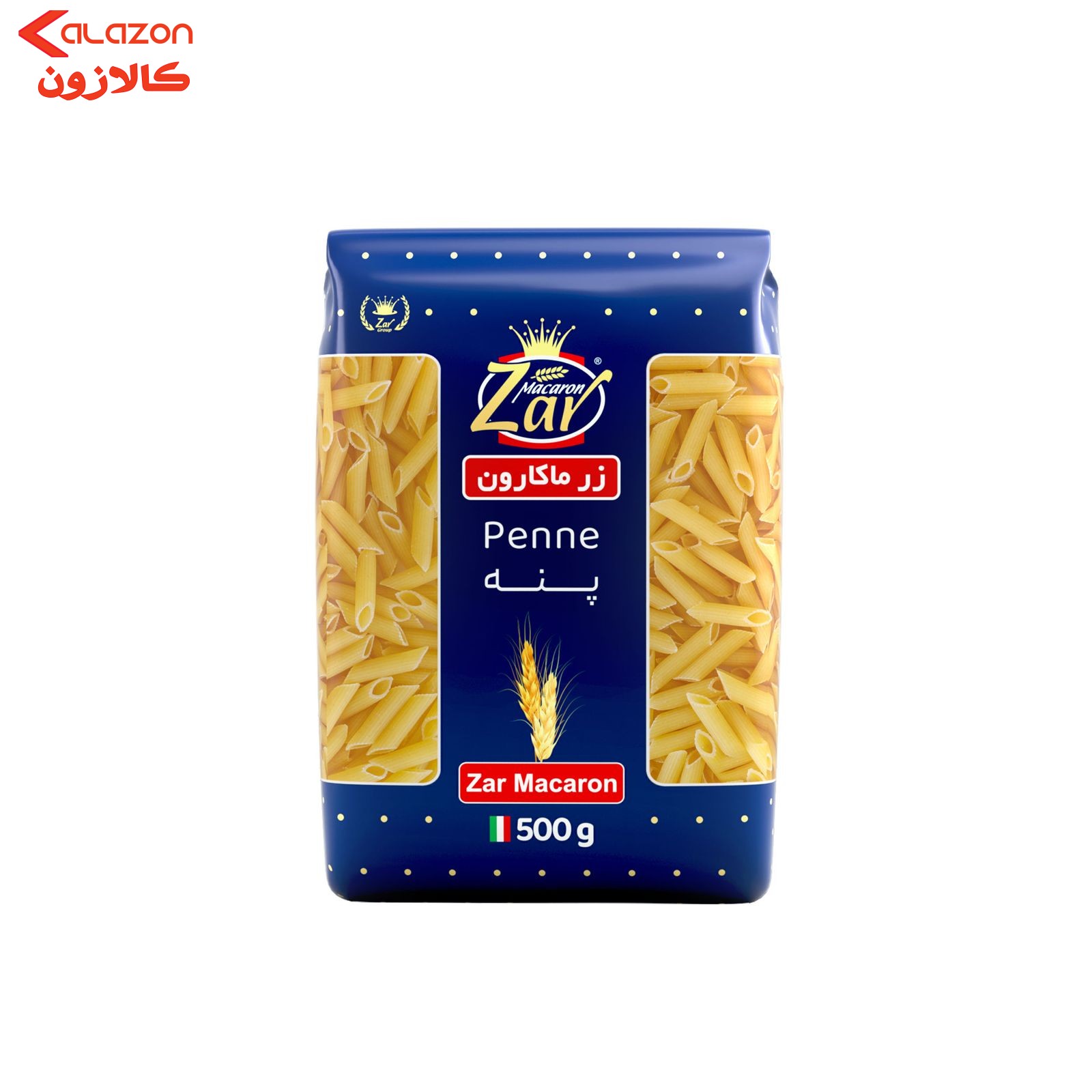 زر ماکرون پنه طرح دار