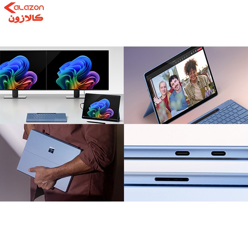 تبلت 13 اینچی مایکروسافت مدل Surface Pro 11-Snapdragon X Elite OLED ظرفیت 512 گیگابایت و رم 16 گیگابایت
