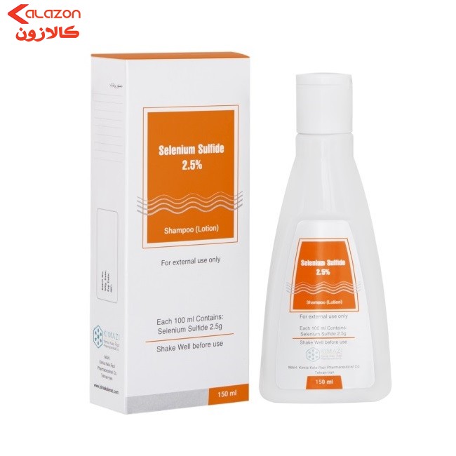 شامپو ضد شوره مو سلنیوم سولفاید مدل KMI حجم 150 میلی لیتر