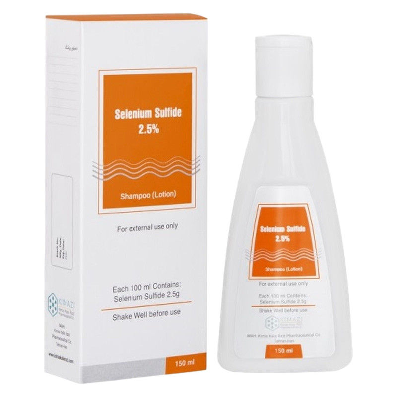 شامپو ضد شوره مو سلنیوم سولفاید مدل KMI حجم 150 میلی لیتر