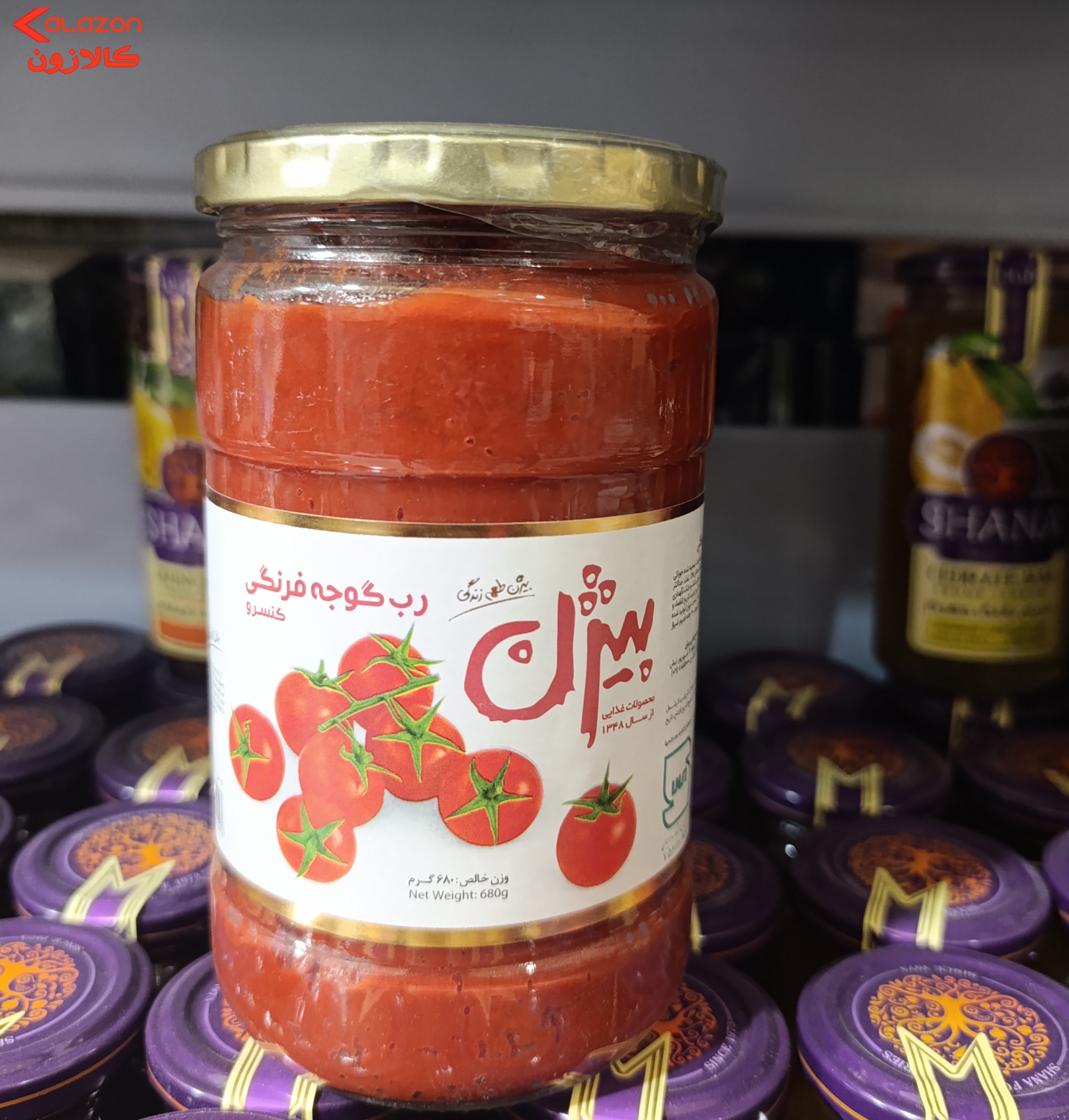 رب گوجه فرنگی بیژن 680گرم