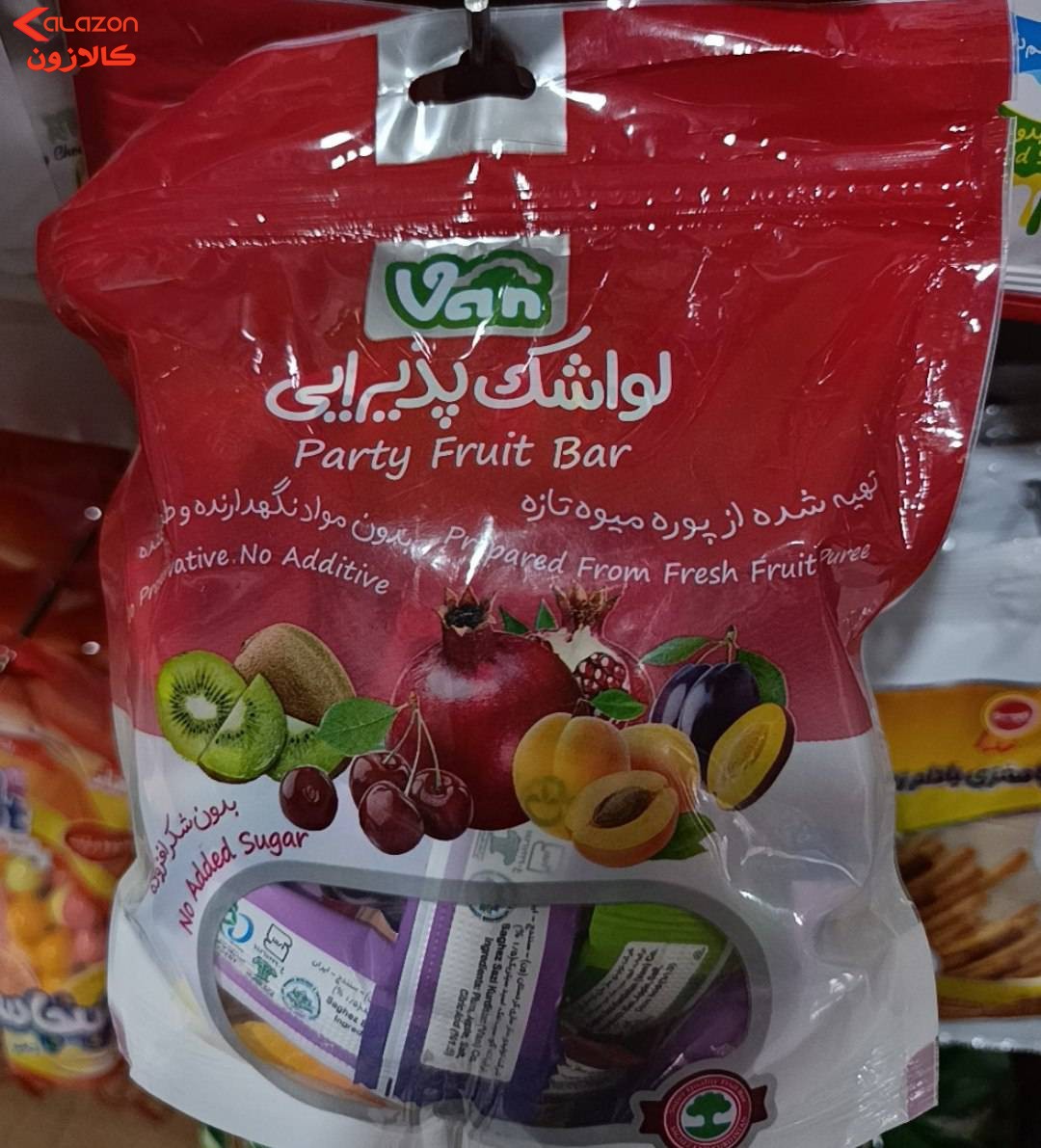 لواشک پذیرایی شکلاتی میوه ای