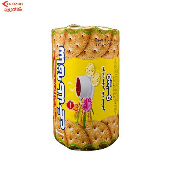 بیسکویت با آرد جو و شهد توت ساقه طلایی مینو