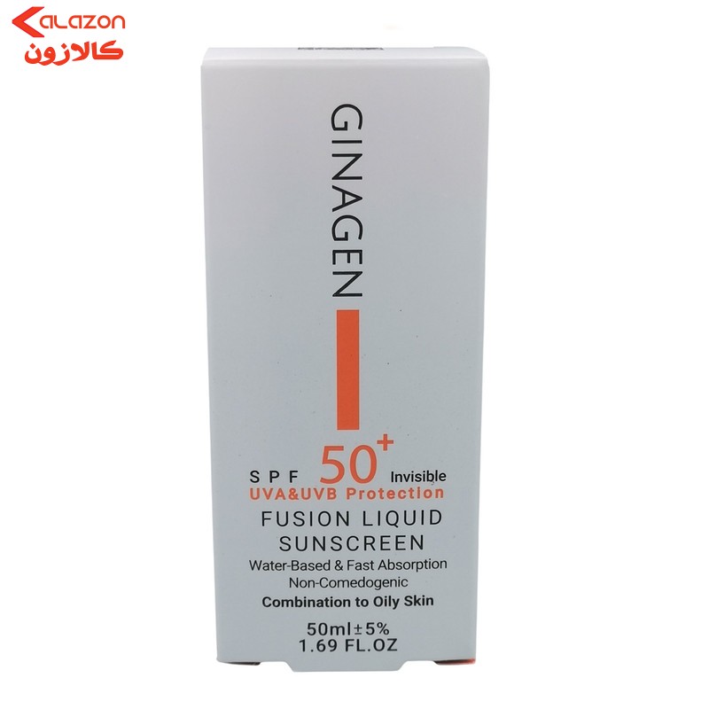کرم ضد آفتاب رنگی ژیناژن SPF 50 مدل 00 مناسب پوست‌های مختلط و چرب حجم 50 میلی‌لیتر مجموعه 1عددی